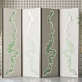 New Chinese Style Screen Partition 3d model