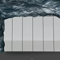 Cloud Wall Cloud Ceiling Bubble House Interactive Experience Room Online Red Card Point 3d model
