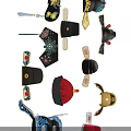 Traditional Chinese Decorative Hat Hanging Ornaments With Various Designs And Colors