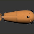 Modern Submarine Submarine Science Fiction Submarine Science Fiction Submarine 3d model