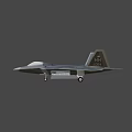 Advanced Military Weapon F 22 Fighter Jet With HH 782 Marking And Stealth Technology