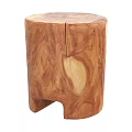 Nordic Simple Wooden Stool 3d model