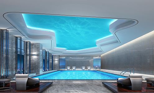 Modern Swimming Pool 3d model