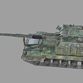 PBR PLZ05 Self-Propelled Howitzer 155mm Self-Propelled Gun PLZ05 Type 05 Self-Propelled Howitzer 3d model