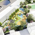 Park Landscape Design With Lush Trees Water Features And Scenic Walking Paths