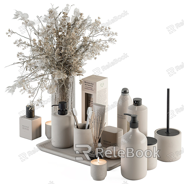 Bathroom Supplies Modern Toiletries model