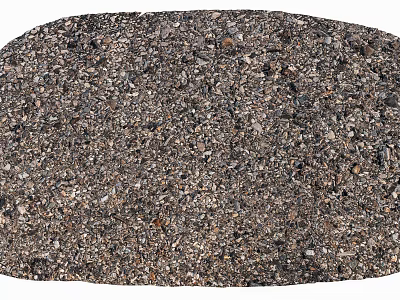 Modern crushed stone paving 3d model Modern crushed stone paving 3d model