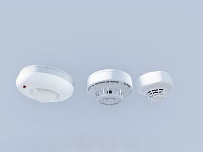 Modern fire sprinkler head sprinkler head fire smoke detector building facilities and equipment model