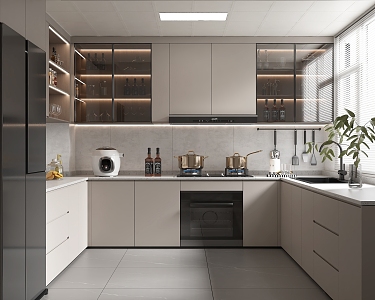 Modern Kitchen 3d model