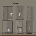Poliform Modern Shower Sauna Designs Featuring Transparent Glass Various Models And Interior Details
