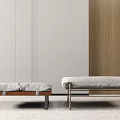 Modern Bed End Stool Bed End Stool Combination 3d model