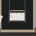 Dark Wall Interior Decor With Framed Artwork Vase And Decorative Ornament