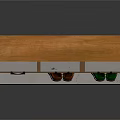 Wooden Shoe Cabinet With Multiple Shelves And Drawers For Home Storage