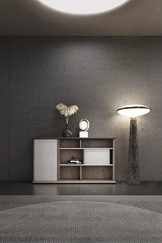 Modern office tea cabinet 3d model