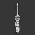 Vintage Industrial Weapon With Metal Body Wooden Grip And Intricate Mechanical Structure