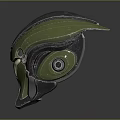 Sci-Fi Helmet Alien Helmet High Tech Helmet Game Helmet 3d model
