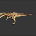 Colorful Tyrannosaurus Rex Dinosaur Character With Vibrant Patterns And Realistic Model