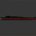 Modern Submarine Watercraft With Black And Red Exterior And Streamlined Shape