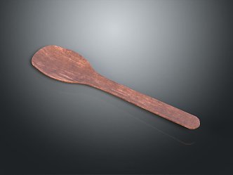 wooden shovel wooden shovel food shovel daily necessities 3d model