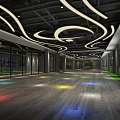 Modern Gym 3d model