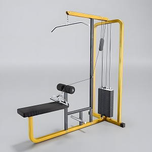 Fitness Equipment 3d model