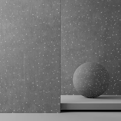 Minimalist Decor With Gray Speckled Wall And Sphere 3d model Minimalist Decor With Gray Speckled Wall And Sphere 3d model