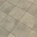 Neutral Beige Textured Floor Tiles With Decorative Sphere In Modern Interior