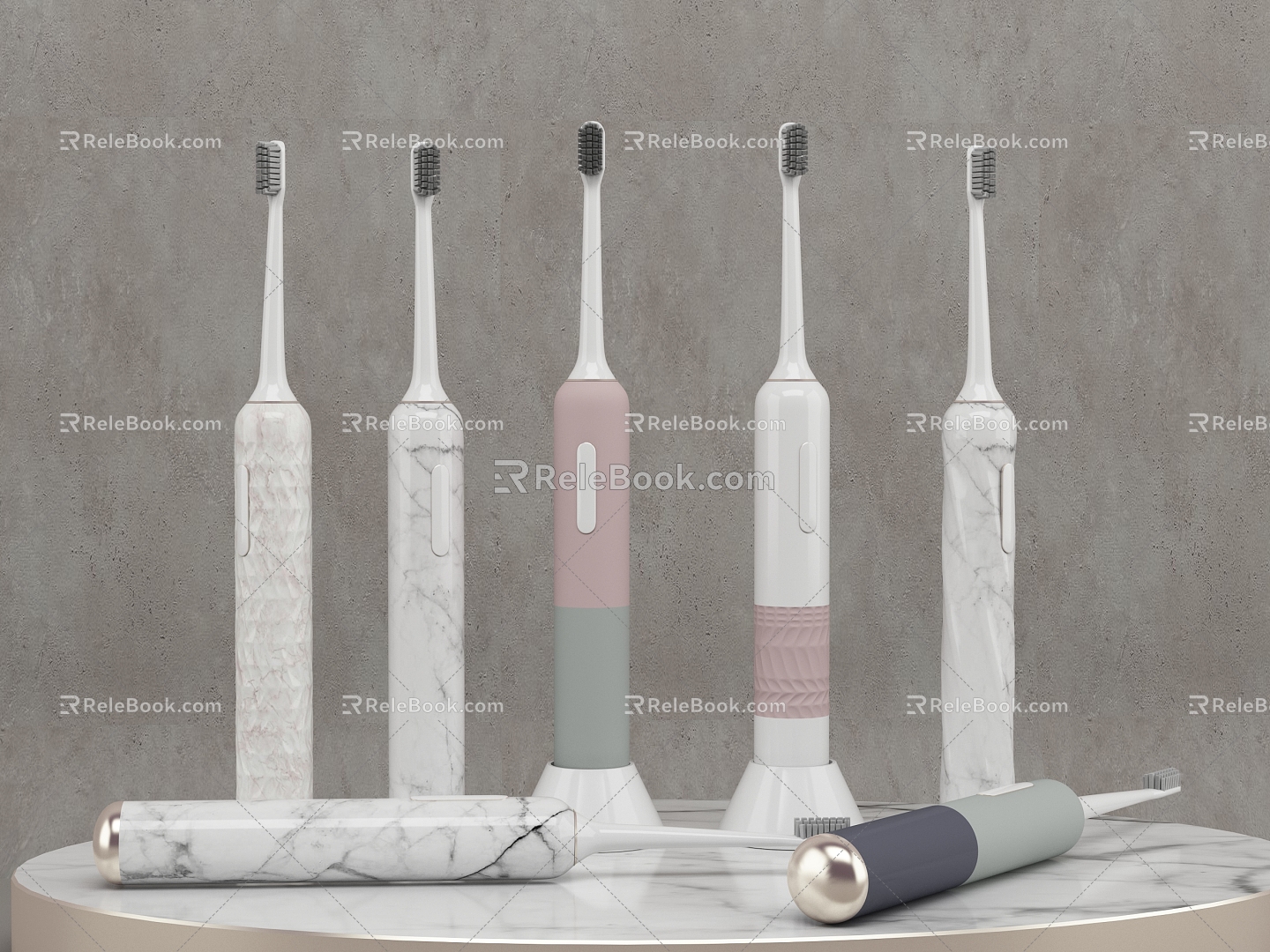 Modern electric toothbrush model