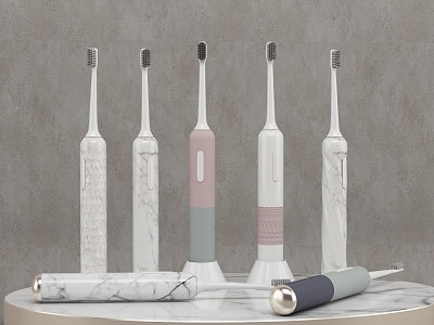 Modern electric toothbrush 3d model