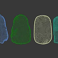 Exquisite Jade Carvings With Various Figure Designs In Green And Light Green