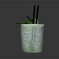 Realistic Cup Container 3d model