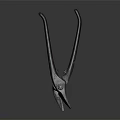 Vintage Metal Pliers With Worn Handles And Antique Hand Tool Design