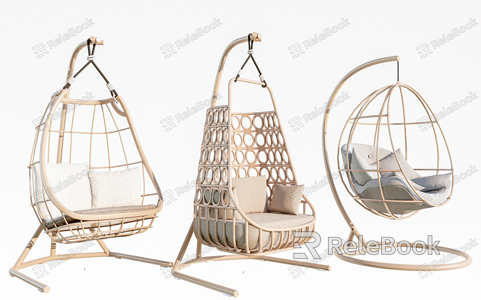 Modern Hanging Chair Glass Hanging Chair Leisure Chair model