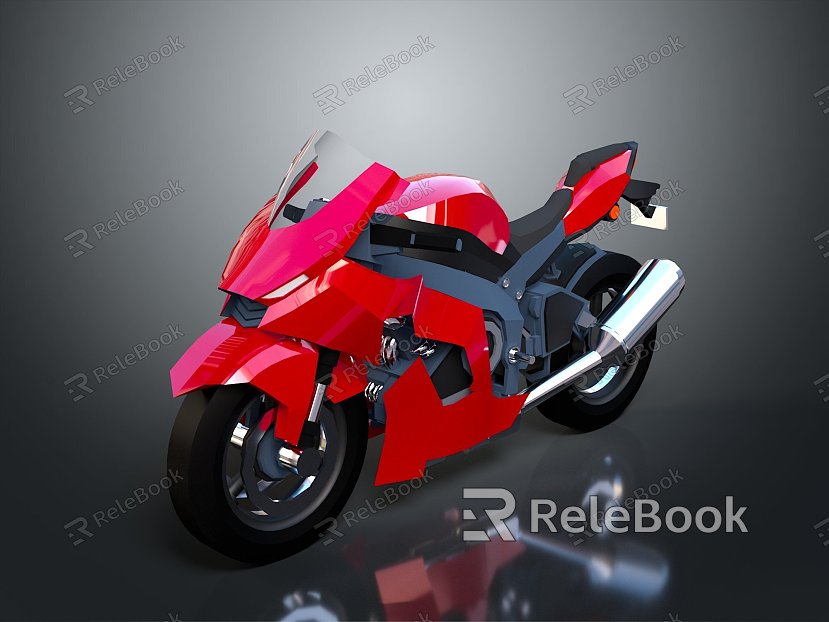 Motorcycle Two-wheeled Motorcycle Cross-country Motorcycle Road Race Motorcycle Motor Vehicle Transport model