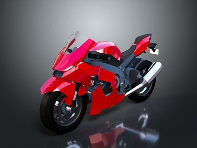 Motorcycle Two-wheeled Motorcycle Cross-country Motorcycle Road Race Motorcycle Motor Vehicle Transport model