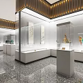 Modern Cultural Center Interior Design With Glass Display Cases And Traditional Exhibits