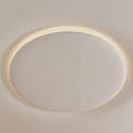 Modern Simple Round White Flush Mounted Ceiling Light For Home Interior 3d model