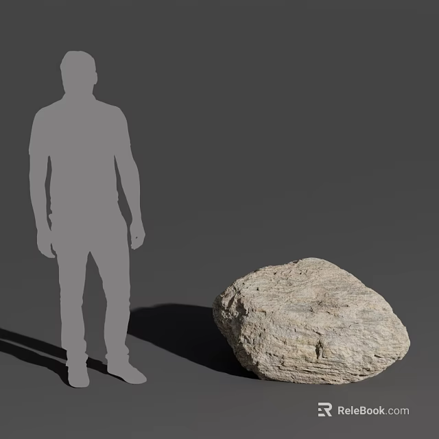 Large Natural Stone Material Suitable for Construction and Landscaping Design Projects 3d model