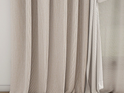 Modern Curtains 3d model