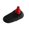 Offline voice bladed fan light controller Tmall Genie dimming color timing wind speed adjustable with backrest adjustable controller light bar controller handle remote control 3d model