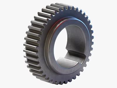 High Precision Industrial Grade Metal Gear Hardware Tool for Machinery Applications 3d model