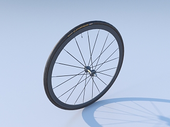 wheel hub wheel bicycle tire 3d model