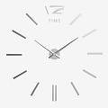 Modern Minimalist Wall Clock With Metal Hands And Number 12 Time