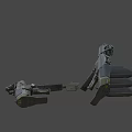 Desert Fox submachine gun 3d model