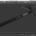 Tool Axe Axe Axe Open Mountain Axe Low Face Number Low Model Simple Model Game Sub-era Film and Television Level Super Realistic High Precision 3d model