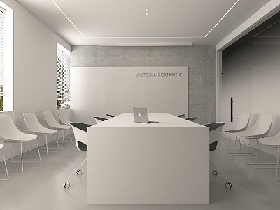 Modern Meeting Room Meeting Table and Chair model