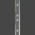 Metallic Tanker Trailer With Cylindrical Tank And Heavy Duty Commercial Transport Design