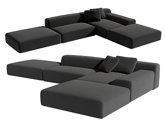 Multiplayer Sofa 3d model