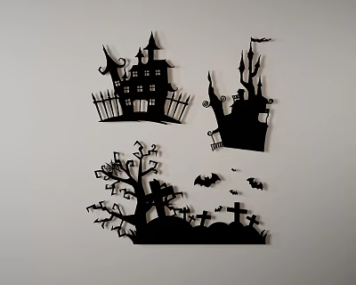 Modern Wall Decoration 3d model