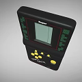 Game machine Tetris handheld brick game machine handheld game machine Nintendo red and white machine low face number low model simple model game film and television level realism 3d model